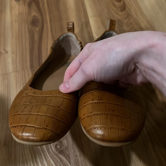 Fitflop Allegra Crocodile Embossed Leather Flats - Picture 10 of 10